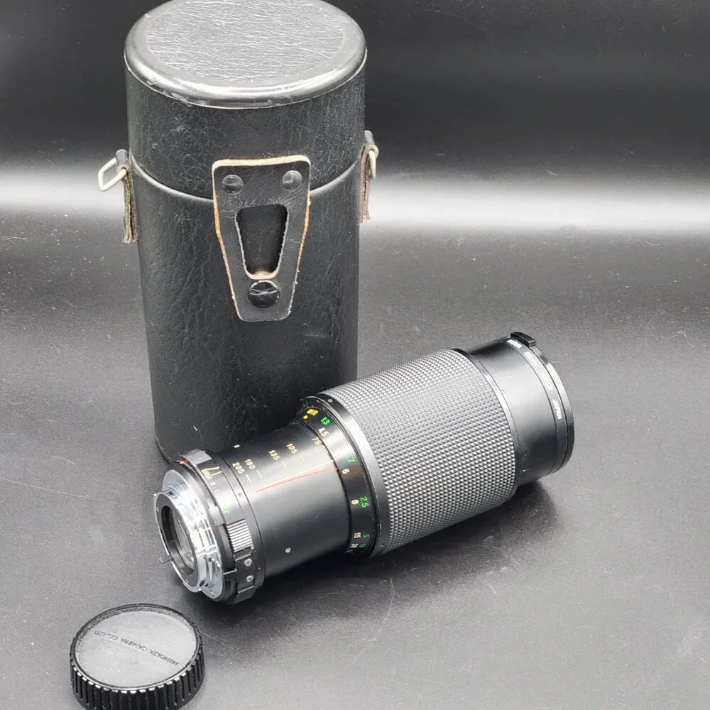 Vivitar Case and 75-205mm f/3.8 MC Macro Focusing Zoom Lens